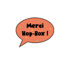 Merci Sticker by Hopbox