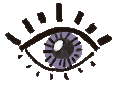 Purple Eye Sticker