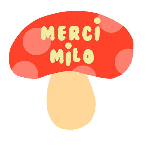 Kids Mushroom Sticker by Amelia Giller