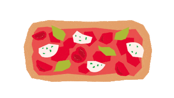 Pizza Pinsa Sticker by likeyaa