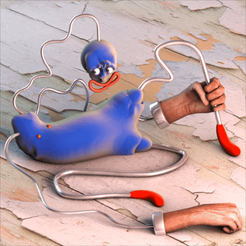 Knock Knock Oops GIF by Ben Lyaunzon