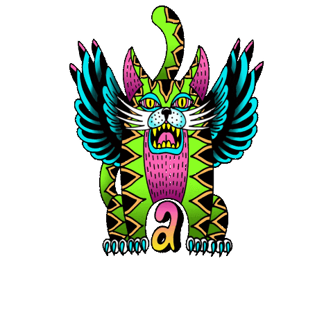 Cat Sticker by Appertiff Workshop