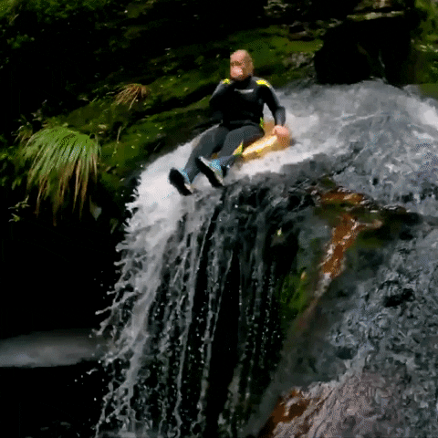 New Zealand Waterslide GIF by Storyful
