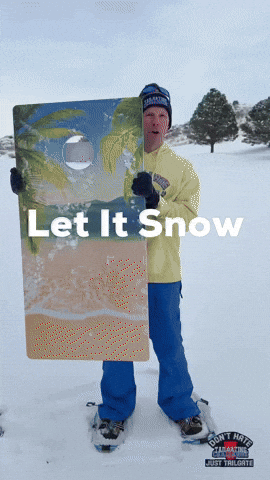 Let It Snow GIF by Tailgating Challenge