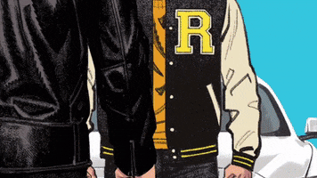 over the edge reggie GIF by Archie Comics