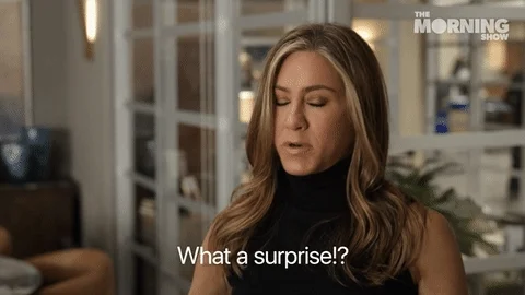 Shocked Jennifer Aniston GIF by Apple TV+