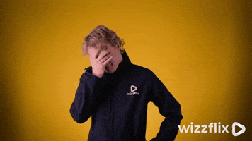 Wizzflix_ nope yellow shit head GIF