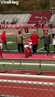 Peewee Football Player Grooves Away On The Sidelines GIF by ViralHog
