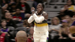 excited new orleans GIF by NBA