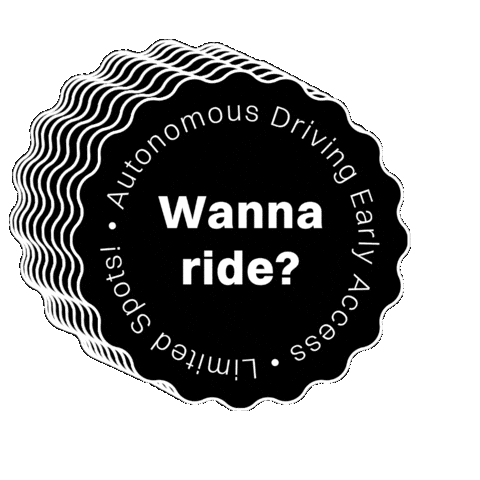 Sticker Wanna Sticker by Verne Robotaxi