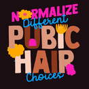 Normalize different pubic hair choices