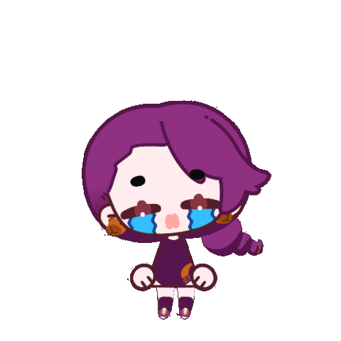 Sad Cry Sticker