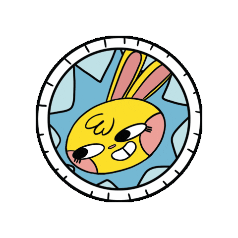 Bunny Uglyaf Sticker by SadBun Co.