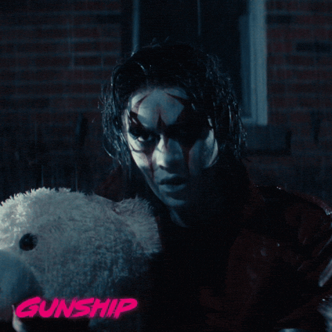 Sad Teddy Bear GIF by GUNSHIP