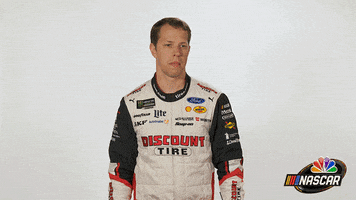 confused keselowski GIF by NASCAR on NBC