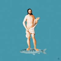 walking on water miracle GIF by Scorpion Dagger