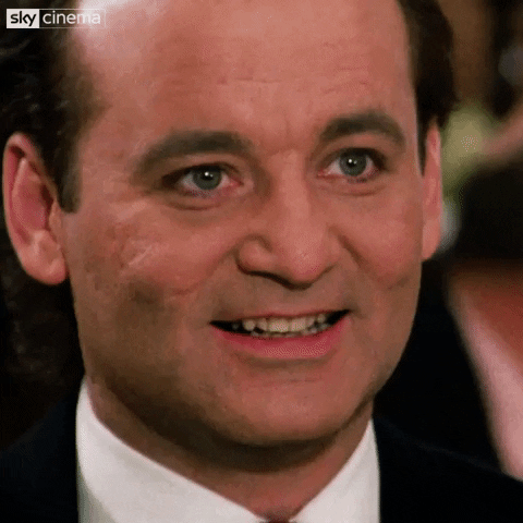 Bill Murray Yes GIF by Sky - Find & Share on GIPHY