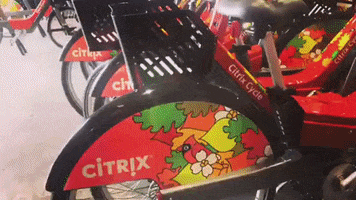 downtown raleigh citrix cycle GIF by Citrix