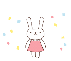 Happy Rabbit Sticker
