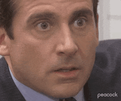 Surprised Season 4 GIF by The Office