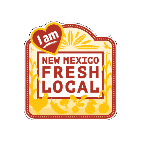 Newmexico Landofenchantment Sticker by New Mexico Farmers' Marketing Association