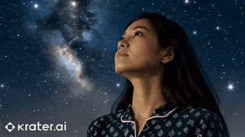 Stars Looking Up GIF by Krater.ai