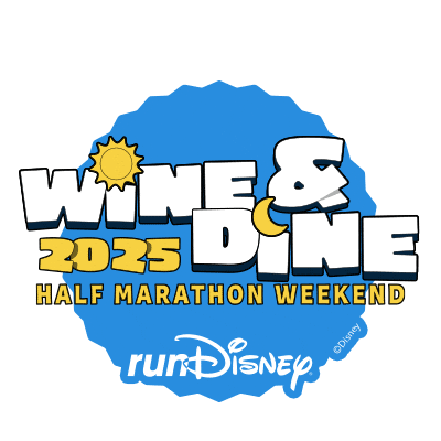 Rundisney Wine And Dine Sticker by Disney Sports