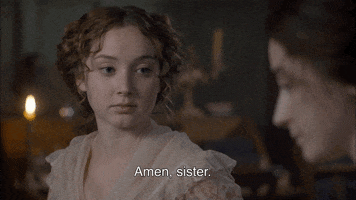 sister yes GIF by MASTERPIECE | PBS