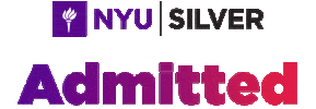 Admitted Sticker by NYU Silver
