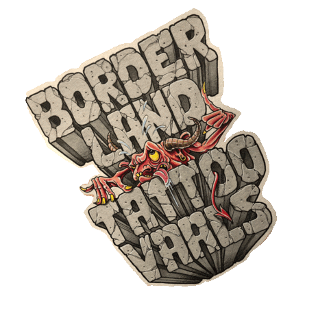Borderland-Tattoo Sticker
