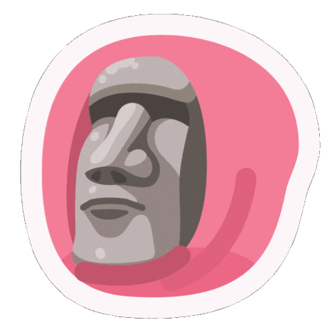 Stone Face Emoji Sticker