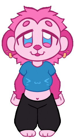 Pink Dancing Sticker