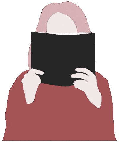 Book Lesen Sticker by Mädels, die lesen.