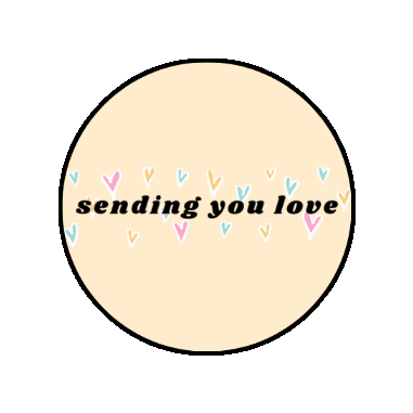 Sending You Love Sticker by Funfetti Fiesta