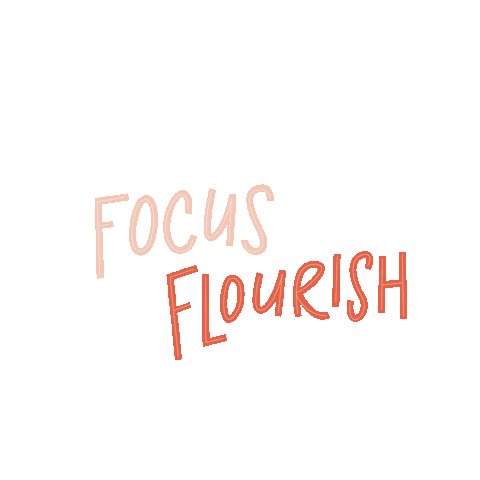 Focus & Flourish Sticker