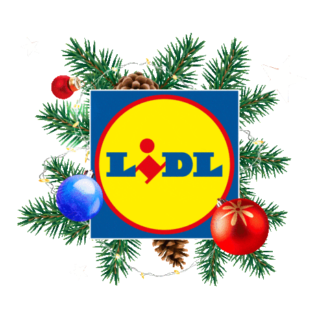 Christmas Lights Sticker by Lidl Polska