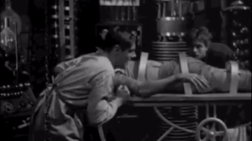 giphybear alive frankenstein its alive it's alive GIF