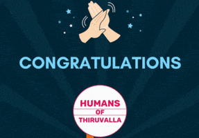 Congratulations Congrats GIF by Humans of Thiruvalla