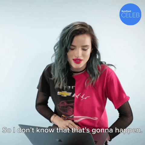 I Dont Know Bella Thorne GIF by BuzzFeed