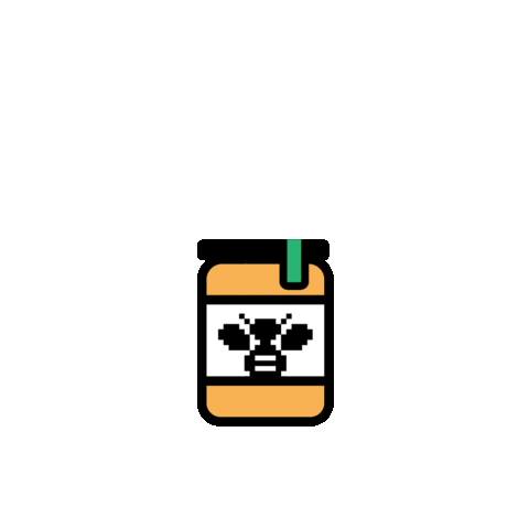 Honey Bees Sticker by digjitale.co