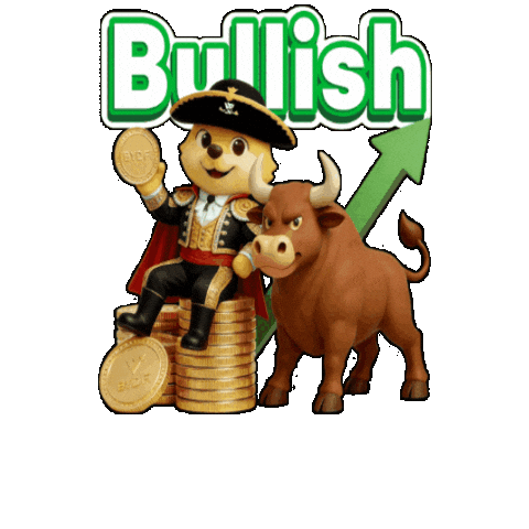 Bullish Sticker by BYDFi