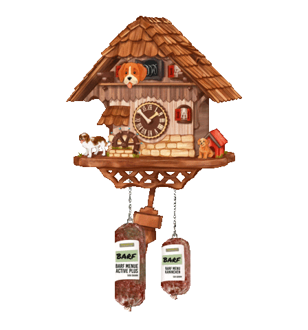 Barf Uhr Sticker by FUTTERMACHER