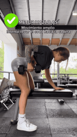 Dumbbell Rows GIF