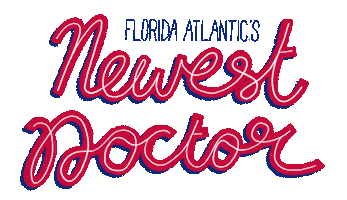Fau Sticker by Florida Atlantic University