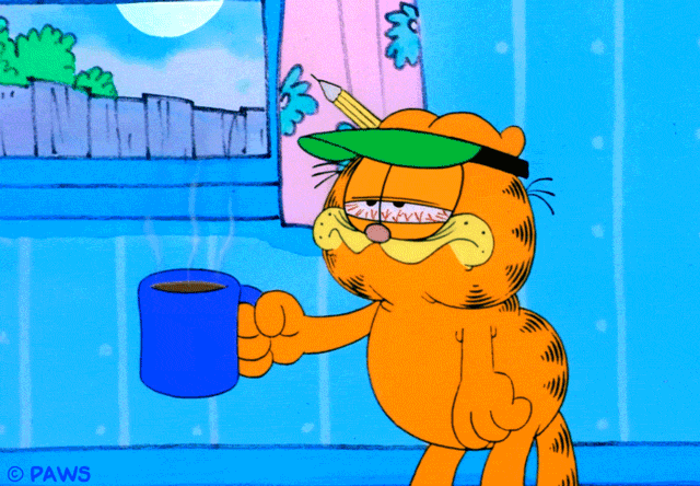 Sleepy All Nighter GIF by Garfield - Find & Share on GIPHY