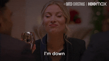 12 Dates Of Christmas Reaction GIF by HBO Max