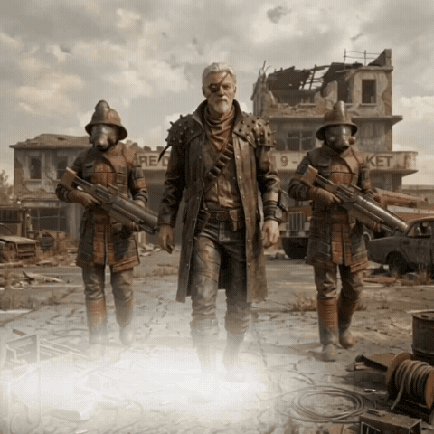 Fallout 歩く GIF