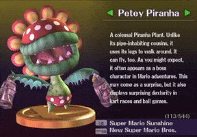 Super Mario Piranha Plant GIF