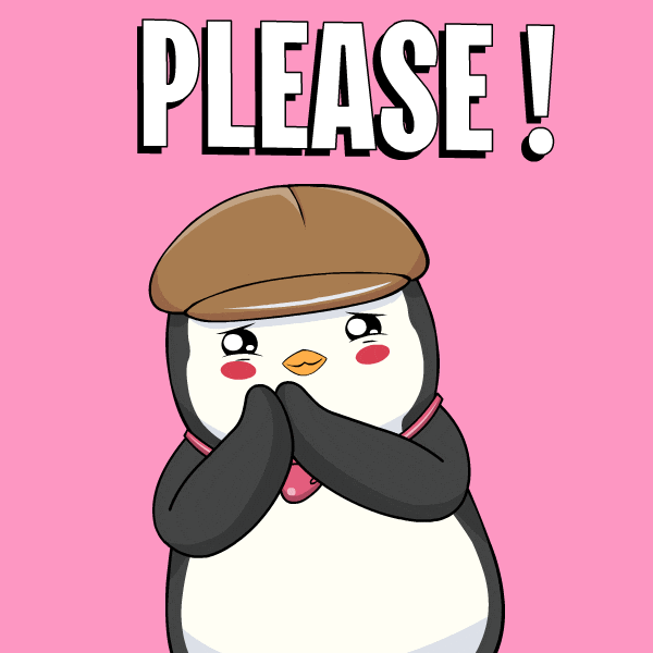 Come On Please GIF by Pudgy Penguins by pudgypenguins
