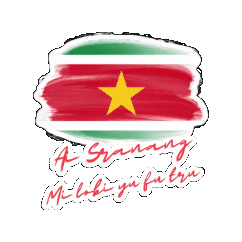 Suriname Sranang Sticker by Soulful.Concepts